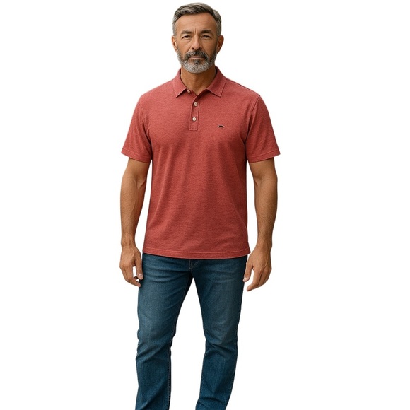 Vineyard Vines Red Polo Shirt performance Style 2X - Picture 1 of 7